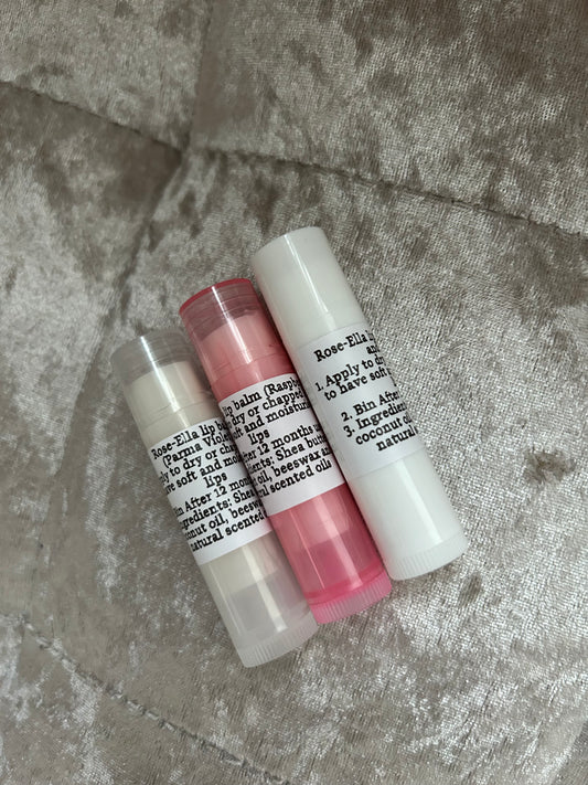 Handmade lip balms