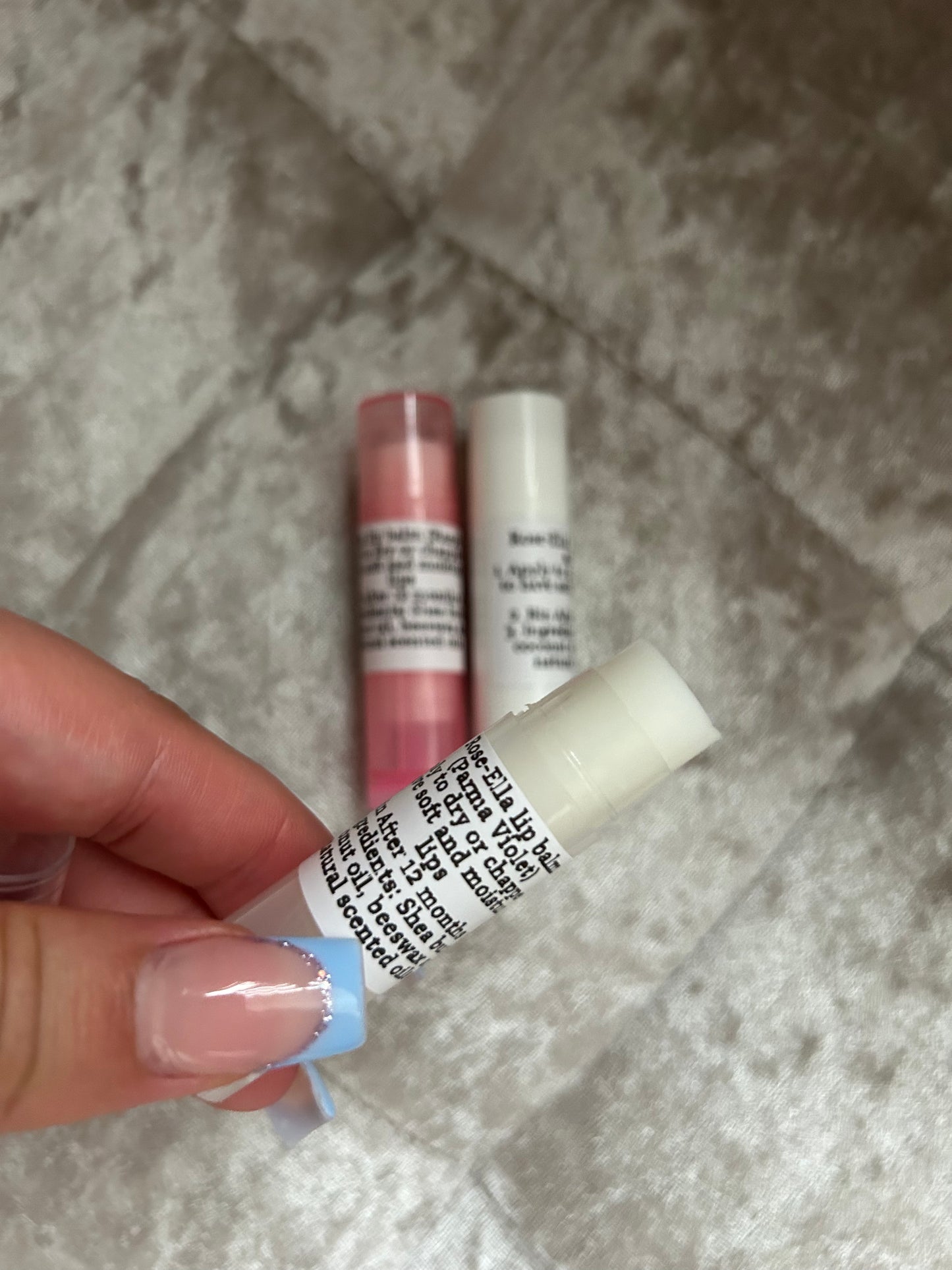 Handmade lip balms